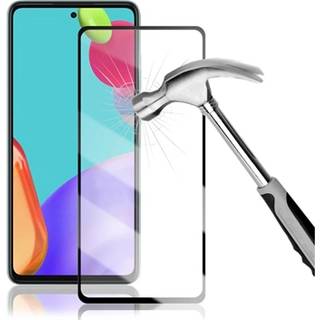 Samsung Galaxy A52 5G/A52S 5G/A53 5G Mocolo Full Size Skærmbeskyttelse Hærdet Glas - 9H - Sort Kant