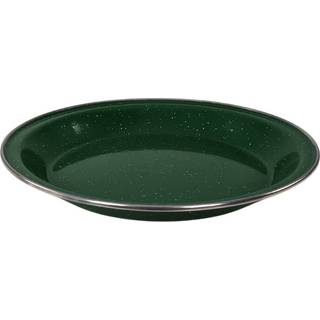 Emaljetallerken - 24 cm - Grøn
