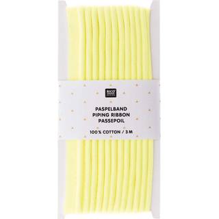 Paspelband 1cmx3m - Neongelb