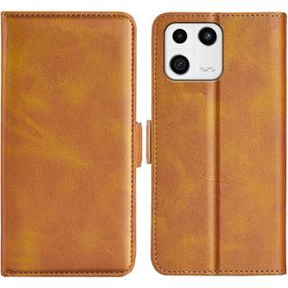 SKALO Xiaomi 13 5G Premium Wallet Flip Cover - Lys brun