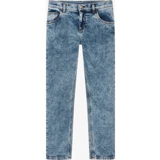 Versace Kids Mid-rise straight jeans - blue - Y 6