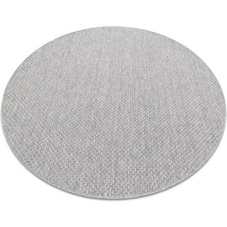 Sisaltæppe TIMO 6272 cirkel SISAL udendørs lyse grå cirkel 150 cm