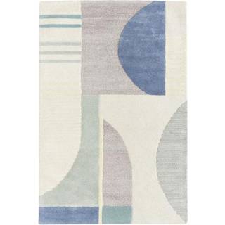 Håndtuftet uldtæppe Pierre med høj-lav struktur