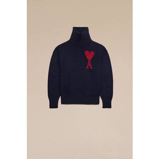 Ami Paris Ami De CÅur wool sweater - blue - EU 52