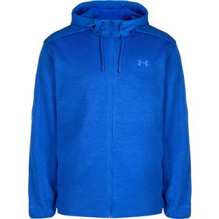 Sweatshirt med hætte Under Armour UA ESSENTIAL SWACKET-BLU 1378824-400 Størrelse XL