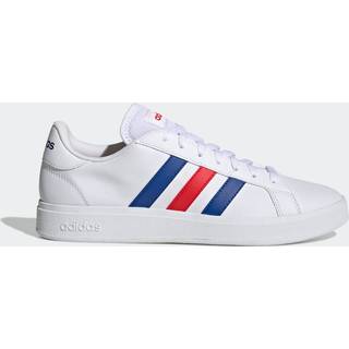 Grand Court TD Lifestyle Court Casual sko - Cloud White / Royal Blue / Vivid Red - 40 2/3
