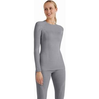 Falke Women's Long Sleeve Zip Wool-Tech Black, L