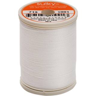 Sulky of America 660d 12wt 2-lags bomuldstr?d 330 yd Bright White