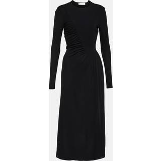 Tory Burch Ruched midi dress - black - XS