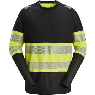 Snickers langærmet T-shirt 243 klasse 1, sort/gul, XS 24300466003