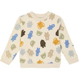 Liewood Thora printed cotton sweatshirt - beige - Y 10