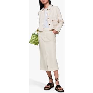 Whistles 100% Bomuld Marie Casual JakkeEU 34 (UK 6)