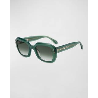 Isabel Marant IM 0108/G/S Asian Fit 1ED/9K 52 Solbriller Kvinder Grøn - Transparent Green - 52mm