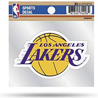 Rico Industries NBA Los Angeles Lakers Primary Logo 4x4 Decal Team Farve St?rrelsen p? den individuelle decal vil variere 3,5 x 4,5-""""