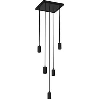 SEGULA Madox Square 5X Wave hængelampe sort E27