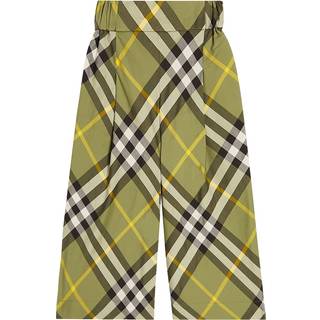 Burberry Kids Burberry Check cotton pants - multicoloured - Y 4