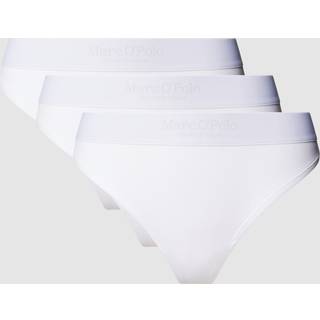 Marc O Polo String 3-pak - White - Medium