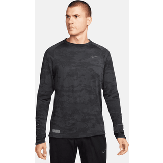 Langærmet Nike Therma-FIT ADV Running Division-løbeoverdel til mænd - sort - XL
