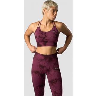 Define Seamless Tie Dye Sports Bra Burgundy