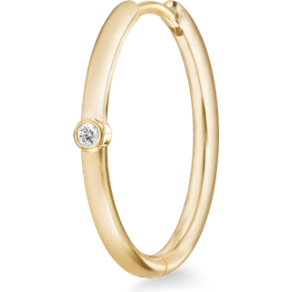 Purity Large Hoop Top Wesselton Diamond