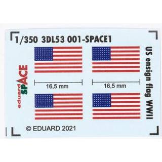 US ensign flag WWII SPACE