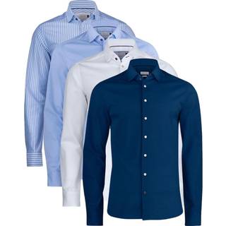 J. Harvest & Frost 2903402 Indigo Bow 34 slim White XXL