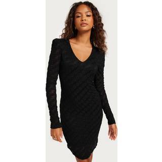 Only - Sort - Onlrie L/S V-Neck Dress Jrs - X-Small
