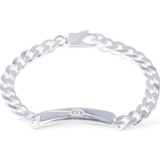 Gucci Interlocking G sterling silver bracelet - silver - CM 17