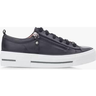 Moda in Pelle Moda In Pelle FILICIAN CHUNKY LEATHER TRAINER WITH ZIP AND LACE-UP CLOSURE