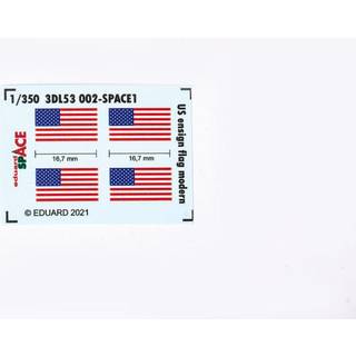 US ensign flag modern SPACE