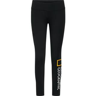 National Geographic Women's Tights Big Logo      Black, XS