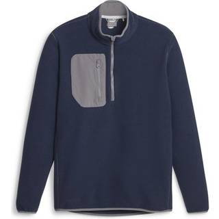 Puma Layer fleece 1/4 lynlås, navy/blå