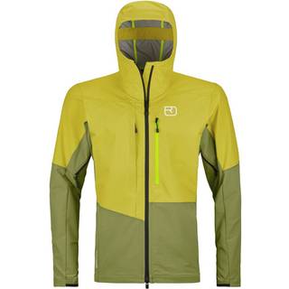 Ortovox Mesola Jacket Skijakke Herrer størrelse L farve olivengrøn/gul