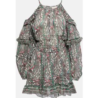 Isabel Marant Gabinia printed cotton and silk minidress - multicoloured - XL