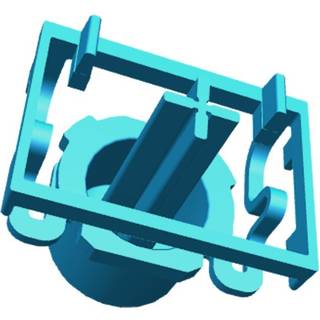 Electrolux knap, enkel, sort, 3306185202