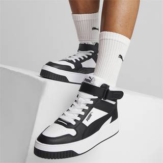 Women&#39;s Puma Carina Street Mid&#39;s Sneakers, White, Size 39, Shoes - Black - 39