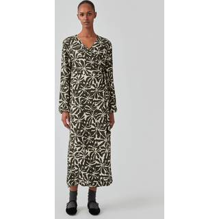 Modström FernMD print wrap dress - Ocean Fleur - S - Kjole