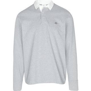 Gant Herren Polo-Shirt grau meliert