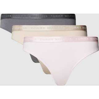 Tommy Hilfiger 3-pak EverydayThong - Pink/Beige - Large