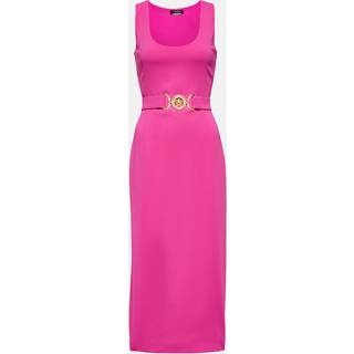 Versace Medusa &#39;95 belted midi dress - pink - XXS