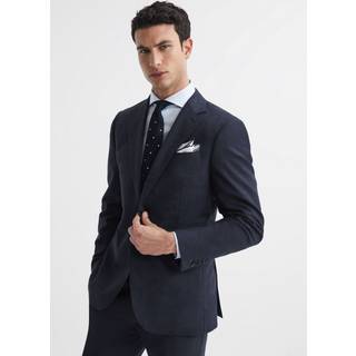Reiss Reiss Dunn Enkeltradet Uld Jakkesæt Slim Fit Blazer