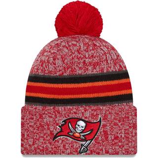 Tampa Bay Buccaneers NFL Sideline 2023 Red Bobble Knit Hat newera adult unisex Red newera adult unisex Red newera adult unisex Red newera adult unisex - Osfm