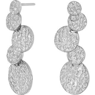 Nordahl Jewellery - POP52 ørehængere i sølv stor**