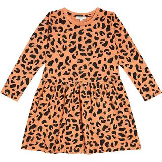 Liewood Lima leopard-print cotton jersey dress - multicoloured - Y 10