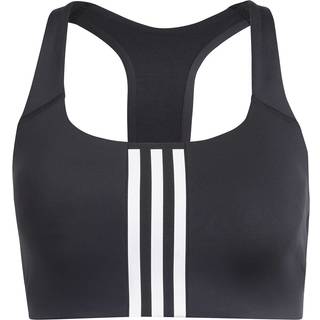 adidas Women's PWIM Medium Support 3S Bra Sports-bh Damer størrelse XL - Cup: A/B farve grå