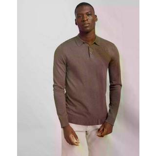 SLHBERG LS KNIT POLO NOOS