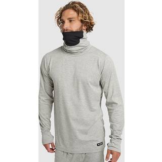 Burton Midweight Long Neck Basislag - undertrøje - XXL - gray heather