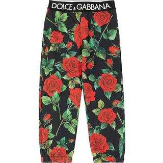 Dolce&Gabbana Kids Logo cotton jersey sweatpants - red - Y 2