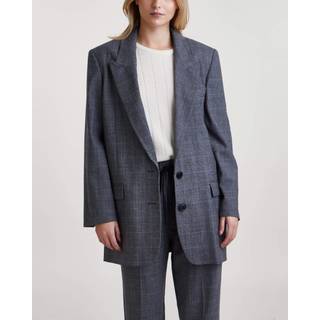 Marant Etoile Precious checked wool blazer - grey - XXS