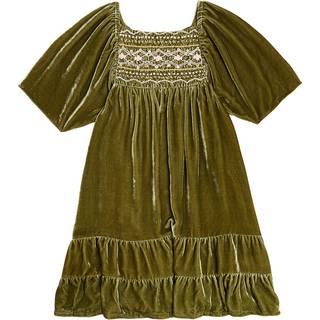 Louise Misha Olivina velvet dress - green - Y 3